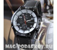 Часы мужские спорт "Черное и белое" Часы мужские спорт "Черное и белое"